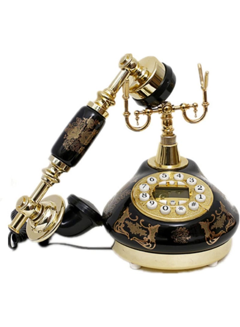 Organized Home Retro Vintage Antique Style Corded Dial Desk Telephone - Image 3
